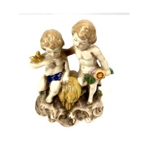 Vintage 1949 GM 597 Goebel CHERUBS Figurine Porcelain Germany